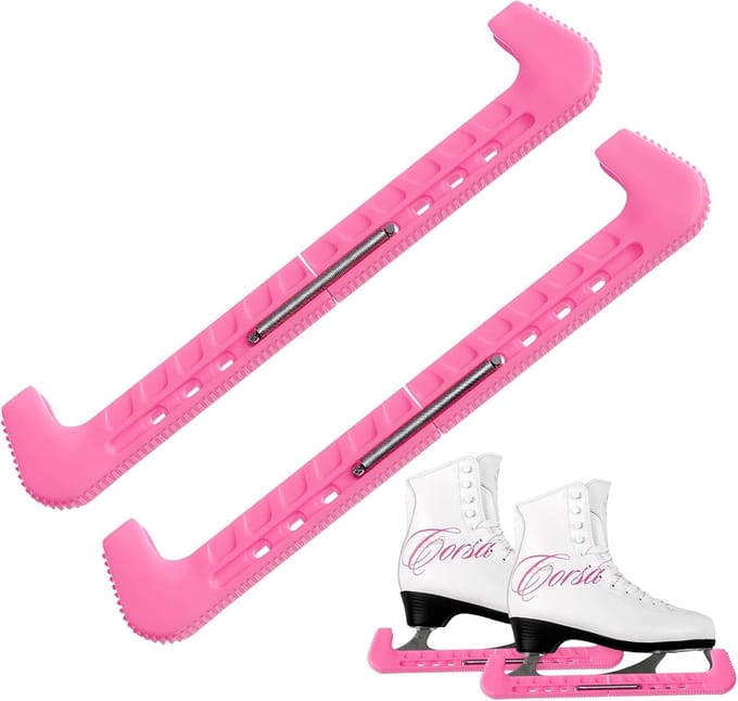 Schaatsbeschermers - Schaats Covers - Schaatsen Beschermen - Verstelbaar Ontwerp - One Size - Roze