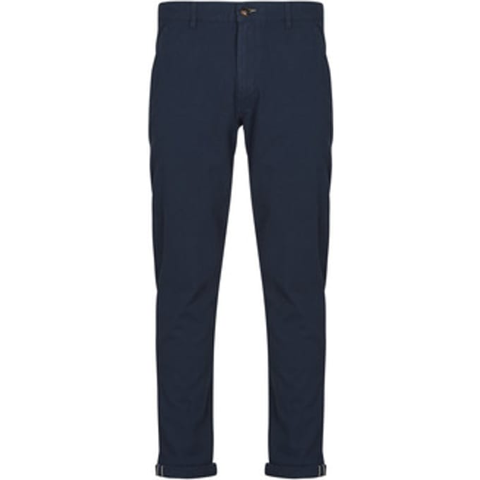 Slim fit broek met ceintuurlussen, model 'MARCO'