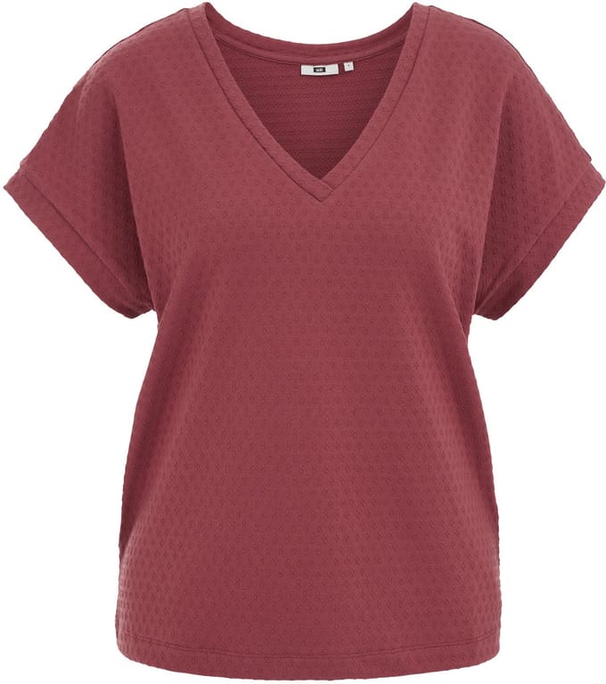 WE Fashion Dames T-shirt met structuur
