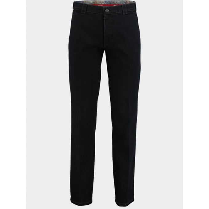 Meyer Jeans Roma T400 Denim Two-Way-Stretch Navy / male