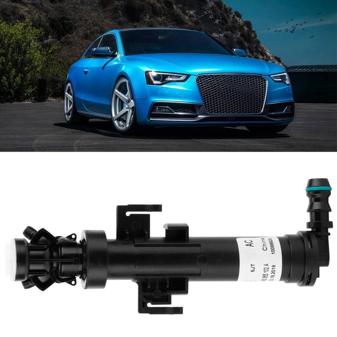 Koplamp Sproeier Nozzle Voor Rechts 8R0 955 102A Geschikt voor Q5 20092017 gray
