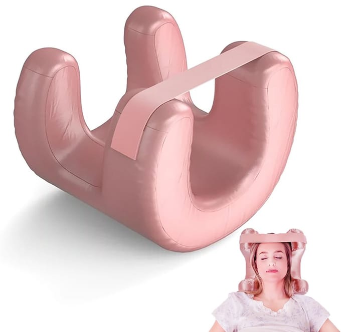 Dailygoods- Gezichtskussen - Massagekussen - Neksteunkussen - Anti-rimpel Kussen - Satijnen Kussensloop - Eenvoudig te reinigen - Nekkussen