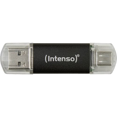 Intenso Twist Line USB-stick 128 GB Antraciet 3539491 USB-A, USB-C, USB-A 3.1 Gen 1