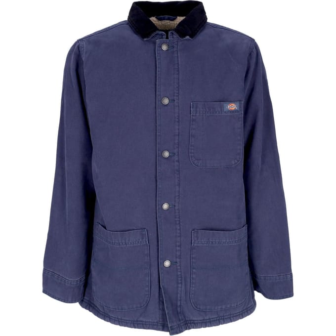 Werkkleding herenjack Duck Canvas Chore Coat Stone Washed Navy