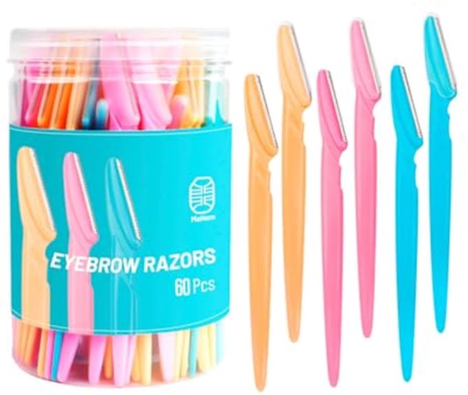 Multifunctionele Wenkbrauwscheermes voor Dames - 78 Stuks Gezichtsscheermessen