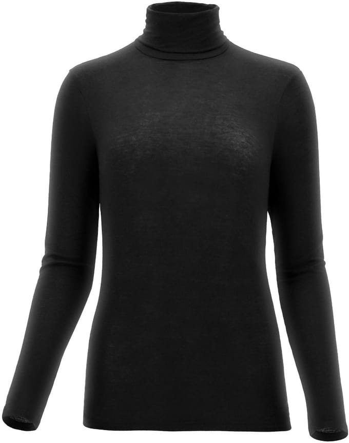 Oroblu Perfect Line Cashmere - Turtle Neck Long Sleeve - Kleur Zwart - Maat Medium