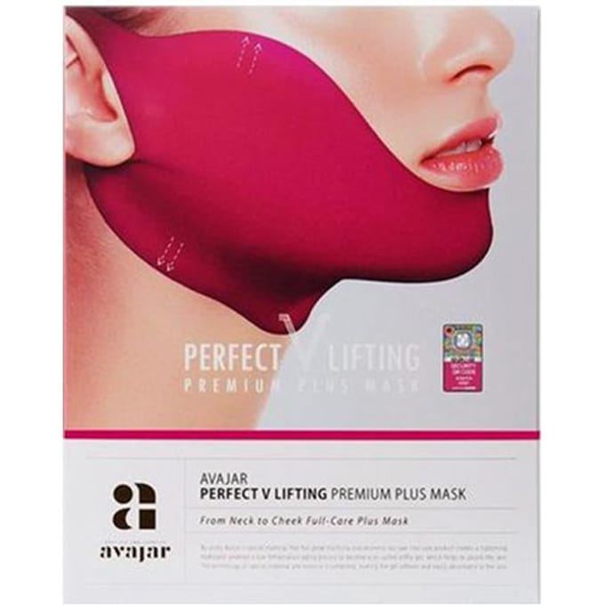 avajar Perfect V Lifting Premium Plus Masker 5 stuks red