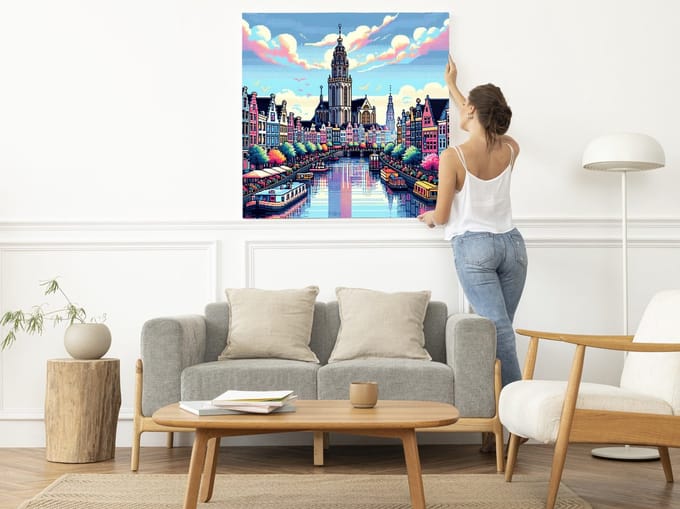 Kunstprint | Wanddecoratie | Canvas | 20 × 20 cm