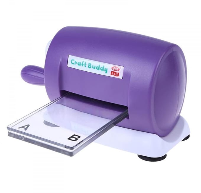 Stansmachine Knutselen - Papier Snijder - Kaarten Maken - Handmatige Machine - 11 x 15.5 cm - Grijs