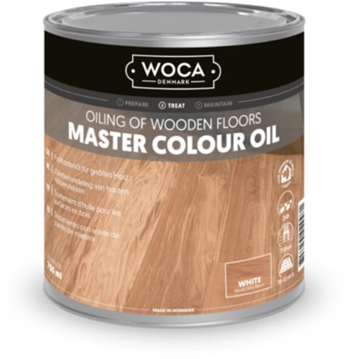 WOCA Onderhoudsolie Wit - 750 ml