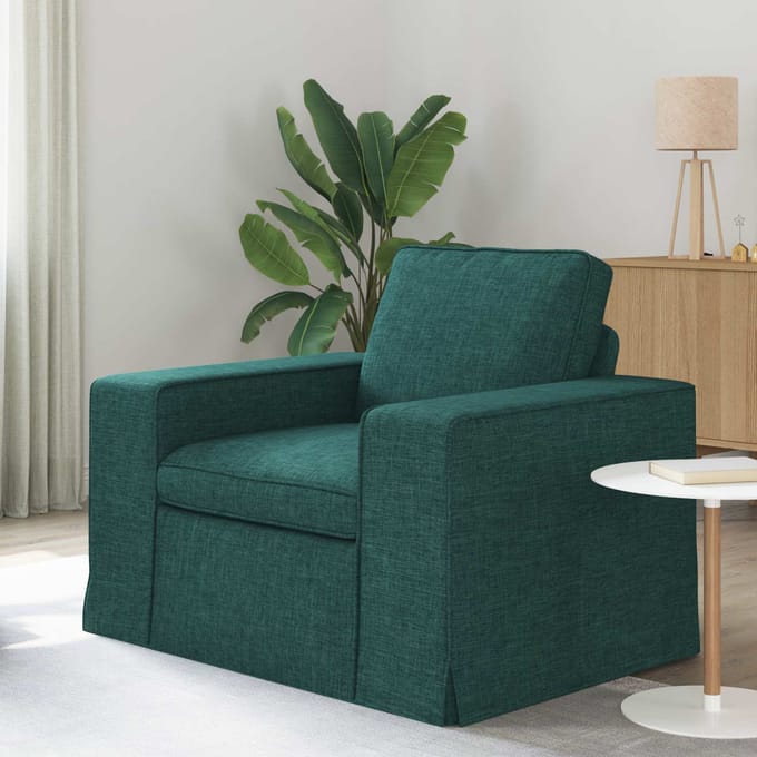 vidaXL - Bank - Donkergroen - 103 - x - 80 - x - 82 - cm - Stof