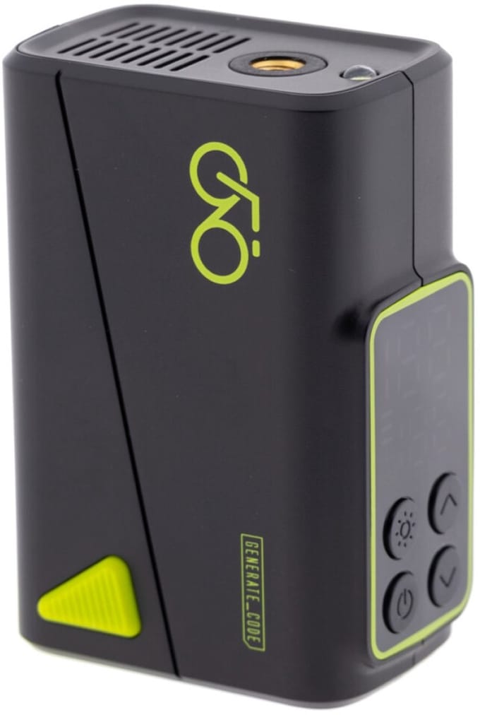 Mirage elektrische fietspomp / mini compressor - USB oplaadbaar - max 10 Bar - zwart