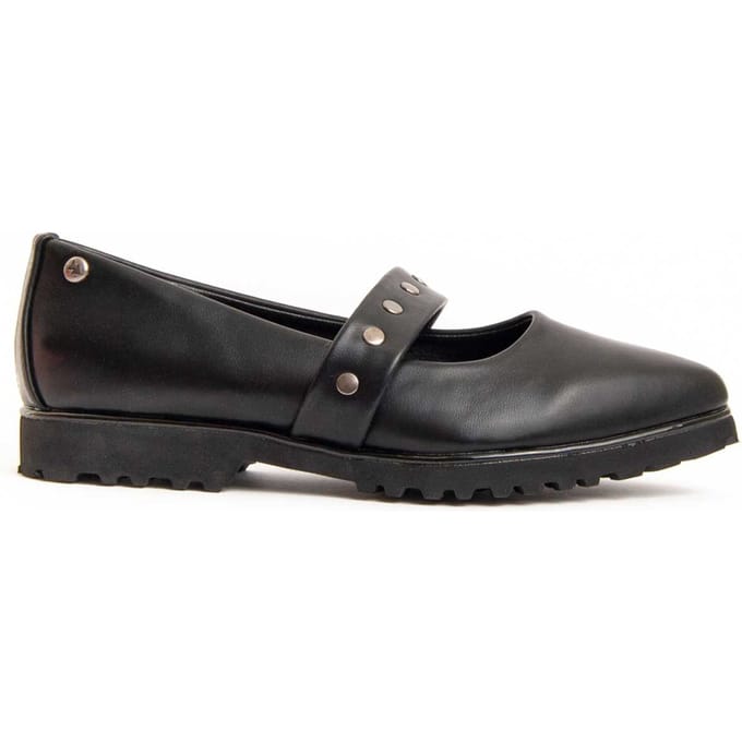 Mocasín Casual Para Mujer.  Montevita  Berna4  96581 40 zwart