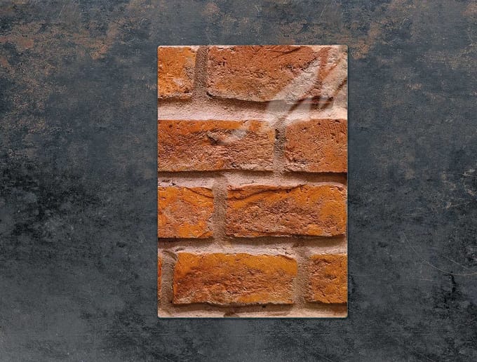 TMK ArtDeko - Snijplank van Glas - 35x52 cm - Cegła - Beschermpaneel