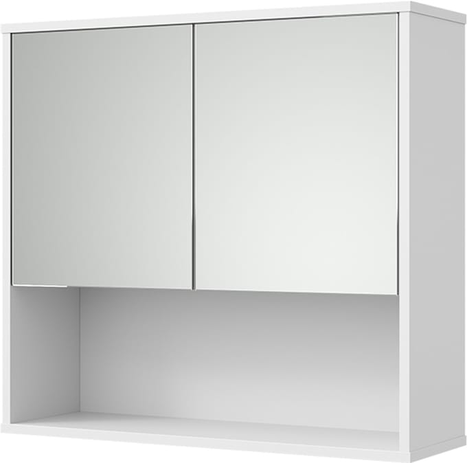 Vicco Eliza Badkamerspiegelkast – 70 x 65 cm Witte golf