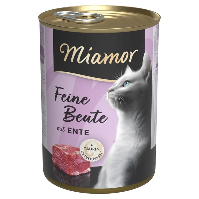 Miamor Fijne Prooi 24 x 400 g Kattenvoer - Eend