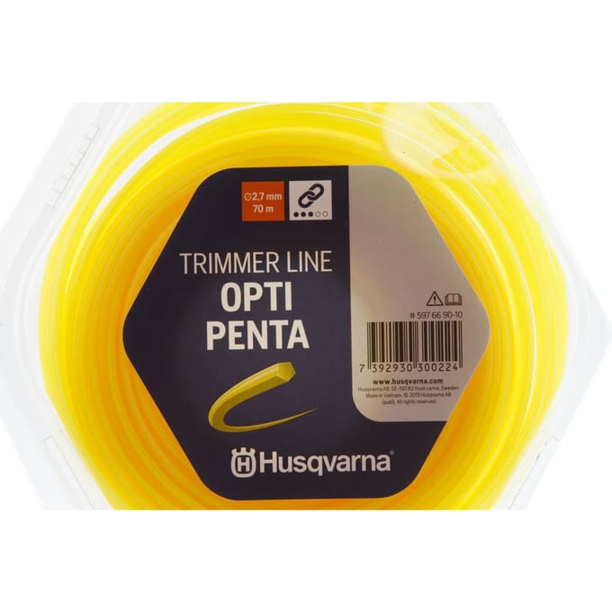 Husqvarna opti penta ø2.7mm 70m geel