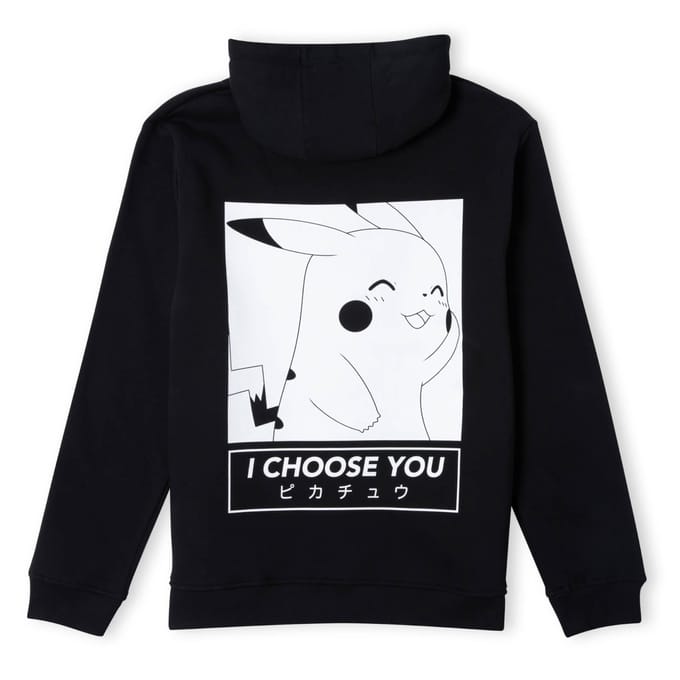 Pokémon I Choose You Unisex Hoodie - Black - S