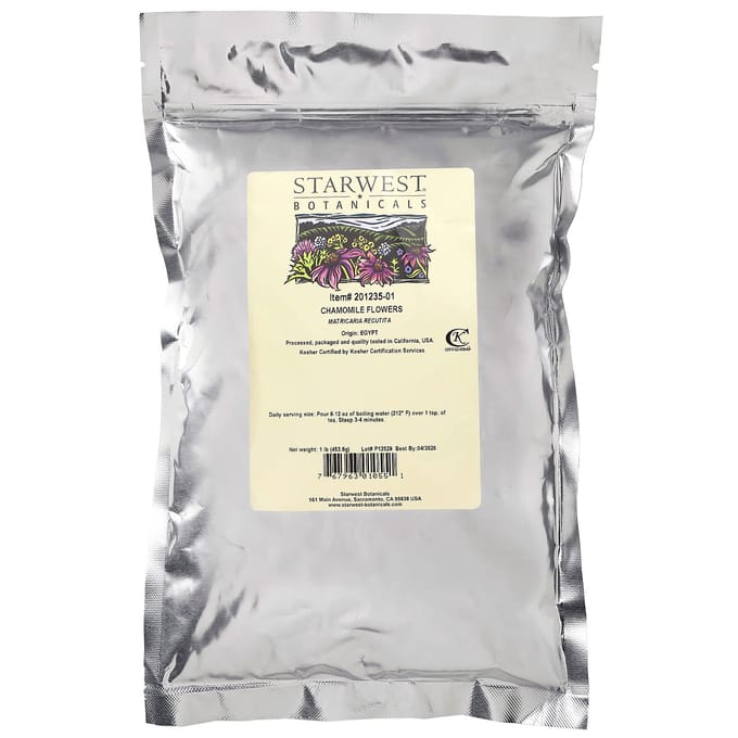 Fleurs de camomille, 453.6G(1 livre) black