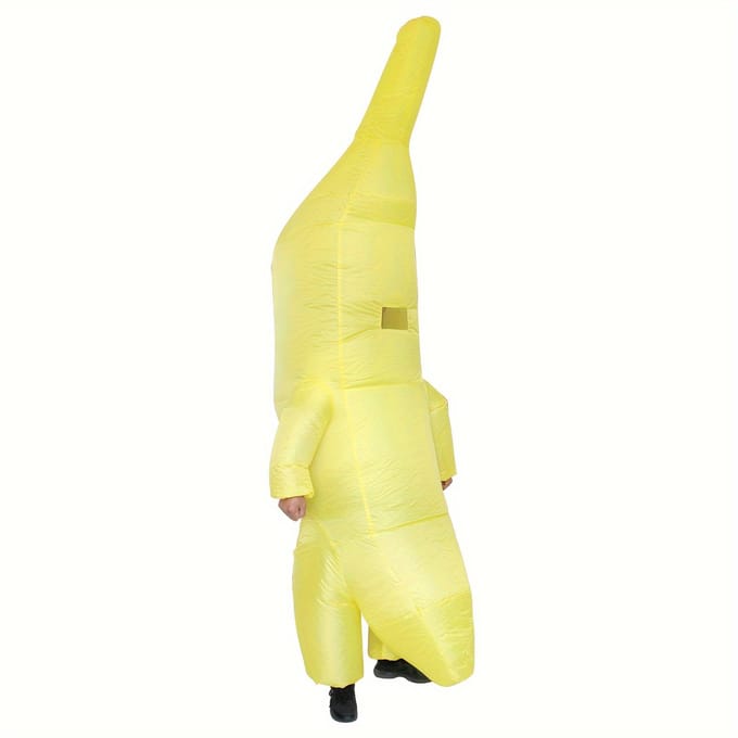 Vêtement gonflable en forme de banane pour adultes 150-190cm jaune