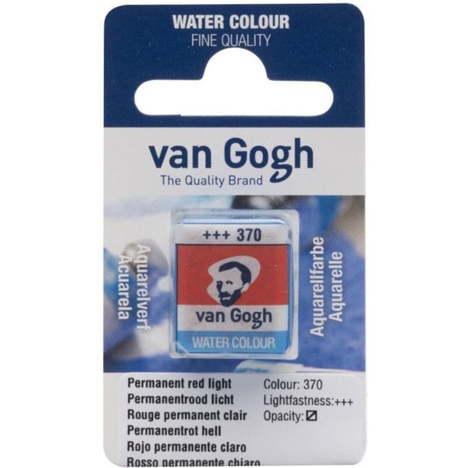 Aquarelverf - 370 Permanentrood Licht- van Gogh - Napje