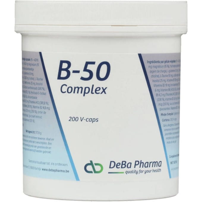 DeBa Pharma B-50 Complex 200 Capsules