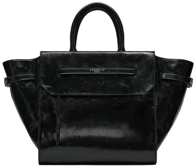 Liebeskind Lora Satchel Schoudertas Maat L Zwart