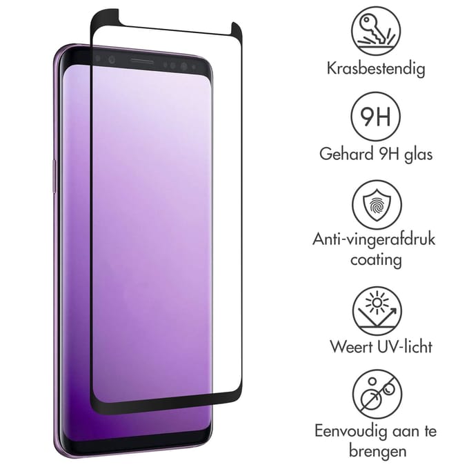 Accezz Screen Protector - Geschikt voor Samsung Galaxy S9 - Gehard Glas Screenprotector