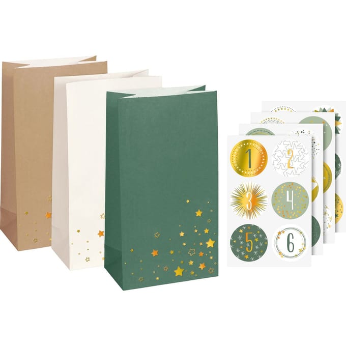 Adventskalender set "Sterren" - Groot