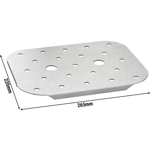 GGM Gastro (4 Stück) Edelstahl Abtropfgitter - GN 1/2 Zilver