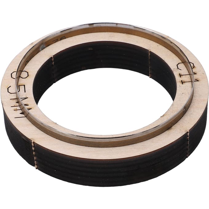 Matrice de découpe cuir Bande C11 Réutilisable Opération simple Carte de contrôle d'accès Découpeuse cuir DIY black