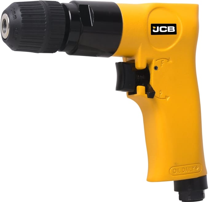 JCB - Pneumatische Boor-/Schroefmachine - Set met Boren en Bits - 10mm
