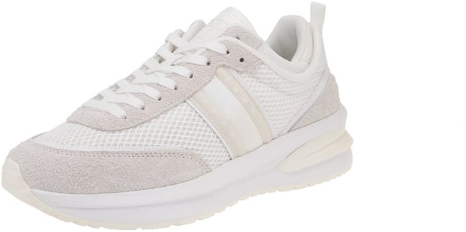 Tommy Hilfiger EM0EM01315 TJM Runner Leren Loopzool - Herenschoenen - YBR-Wit