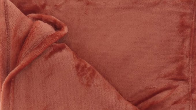 Unique Living Blush Plaid - 150x200 cm - Redwood