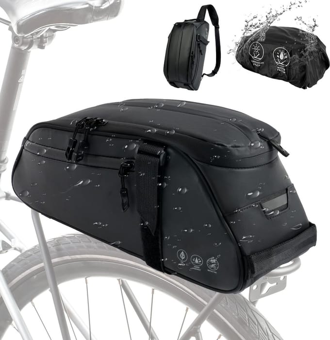 Allecto - Fiets bagagedragertas - Waterdichte fietstas - 8L