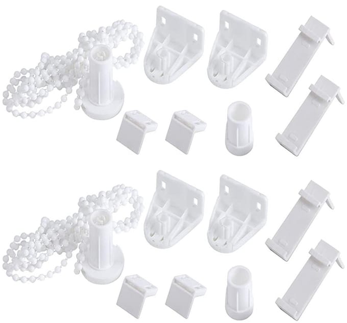 Dailygoods- Rolhouder Set van 2 - Klemsteunen zonder boren - Geschikt