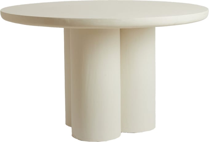 Light & Living - Mizuho eettafel Ø130x78 cm - crème