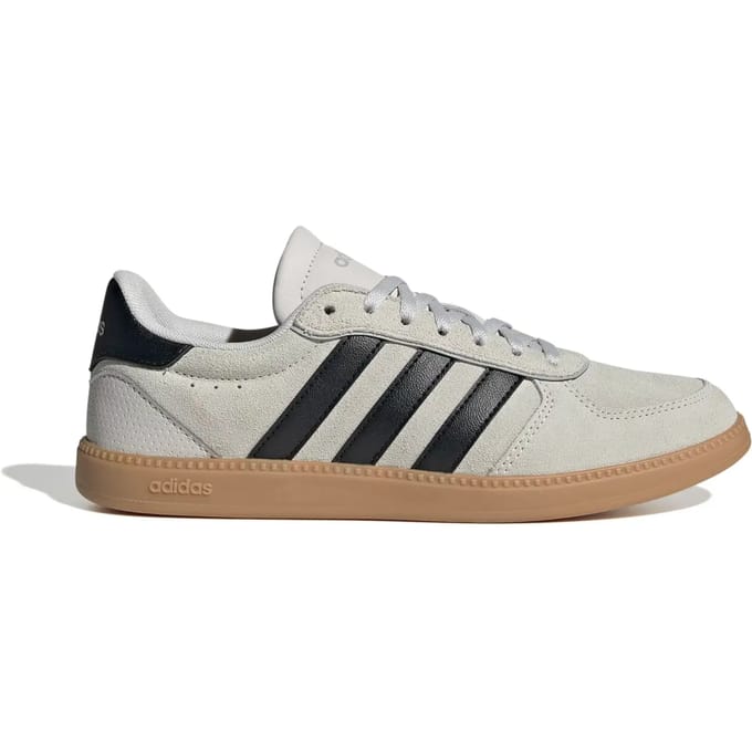 Adidas Breaknet Sleek Sneakers Dames - Grijs - Maat 38 - Leer