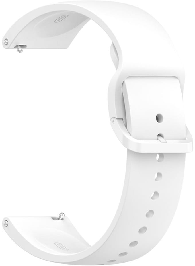 Siliconen bandje - geschikt voor Garmin Venu 2 / Venu 3 / Vivoactive 4 / Forerunner 255 / 265 - wit