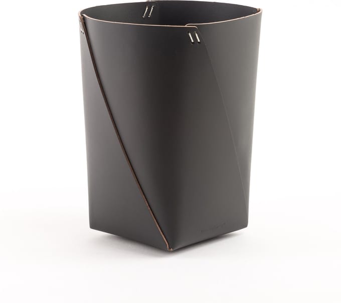 Vacavaliente - Ruca Opbergmand L - Gerecycled Leer - Grijs