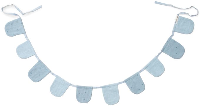 Slinger met vlaggetjes - Blauw- Essentials