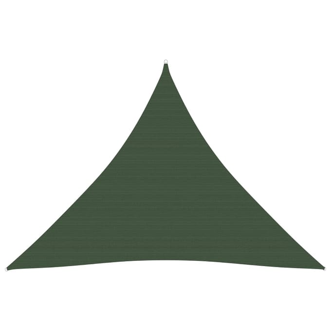 vidaXL - Zonnezeil - 160 - g/m² - 5x5x5 - m - HDPE - donkergroen