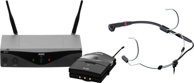 AKG WMS420H, M Head-worn Set, 826,3-831,2MHz - Systemen voor koptelefoons