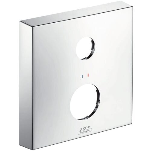 AXOR extension rosette angular 2-hole red blue 14968000