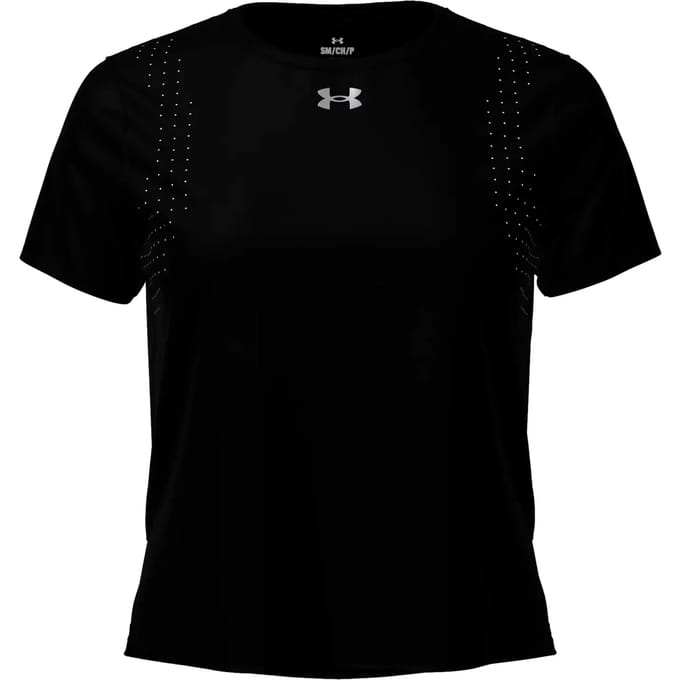 Under Armour Velociti Pro  Hardloopshirt Dames-zwart, zilver
