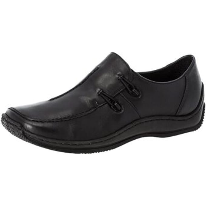 Rieker Dames Instapper - L1751-00 Zwart - Maat 36