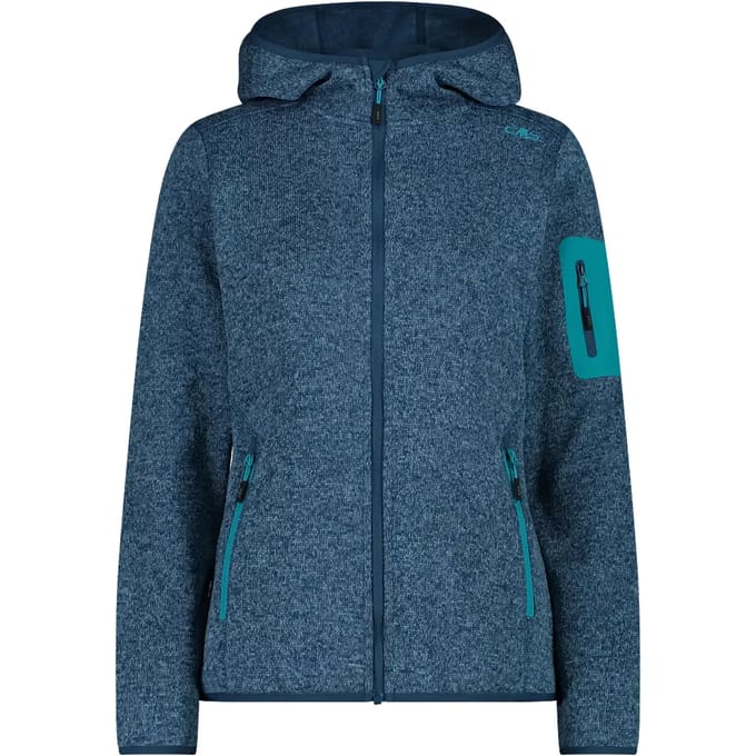 Dames fleece met capuchon CMP