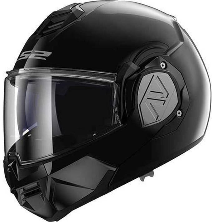 LS2 FF906 Advant Solid Gloss Zwart Systeemhelm L