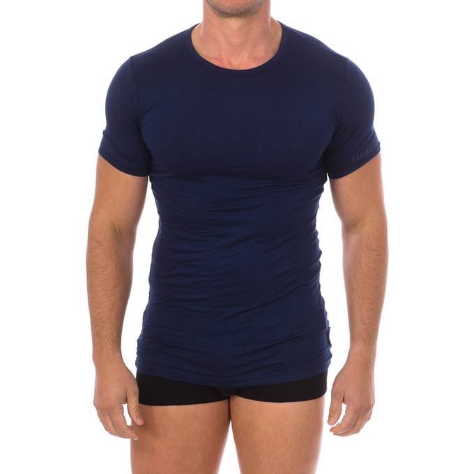 Mode Bamboe T-shirt korte mouw BKK1UTS03SI man