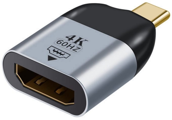 USB-C naar HDMI Adapter - 4K Ondersteuning - Voor MacBook, iPad, Surface, Samsung Galaxy & Meer - Goudgecoaste Connectoren